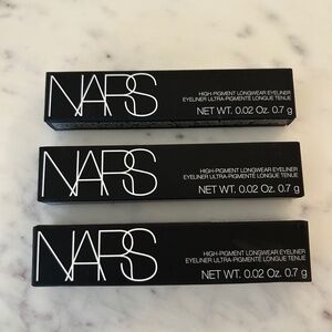 3 x DISCONTUED BNIB Nars High Pigment Eyeliner in Via Veneto (Black)